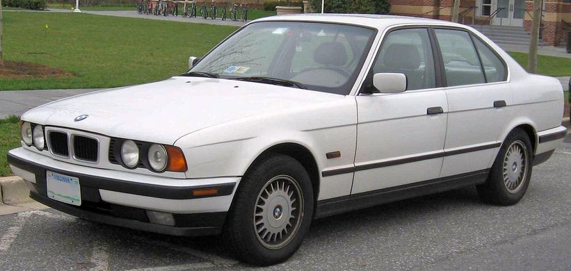 Радиатор отопителя BMW E34 от 1987г. с двигателями 1.8 2.0 2.5 3.0 3.4 3.5 3.8 4.0, Радиатор печки BMW 5 E34