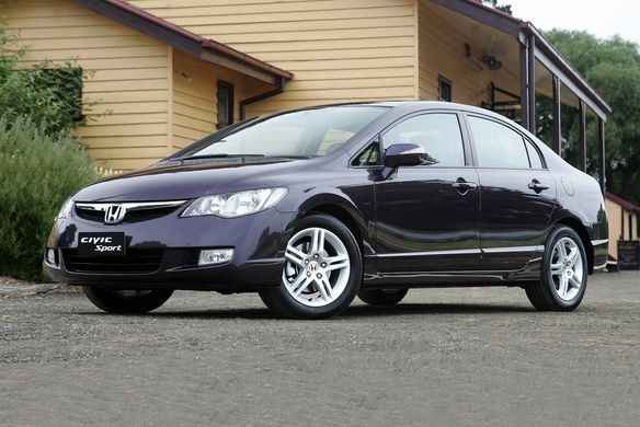 Амортизатор задній Honda Civic 4D седан від 2005р. з двигуном 1,8 (Амортизатори Honda Civic 4D)