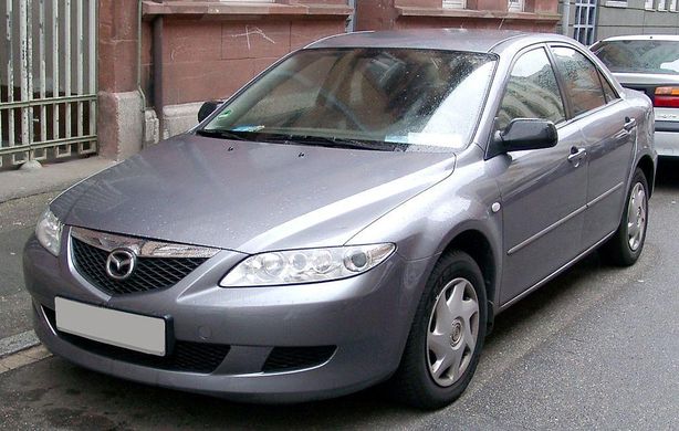 Радиатор кондиционера Mazda 6 от 2002г. с двигателями 1.8 2.0 2.3